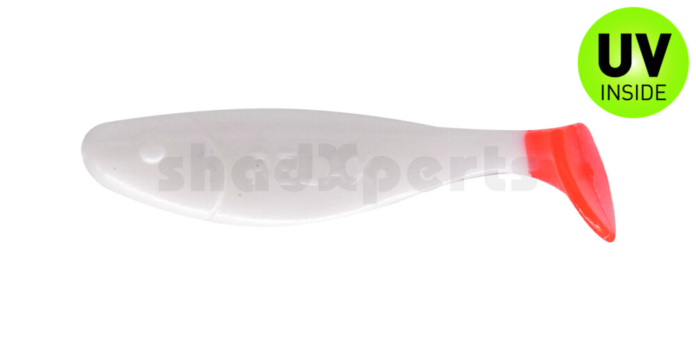 000304001RT Jankes 2" (ca. 5 cm) reinweiss / red tail