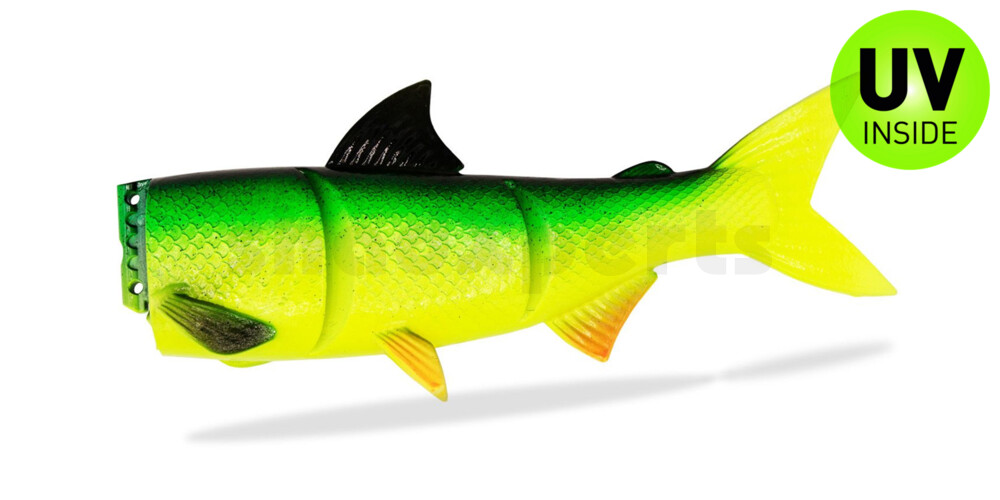 HYRO25E-GI Ersatzkörper für RenkyOne - Hybrid Fishing Lure 10" (ca. 25 cm) slow sinking Green Inferno