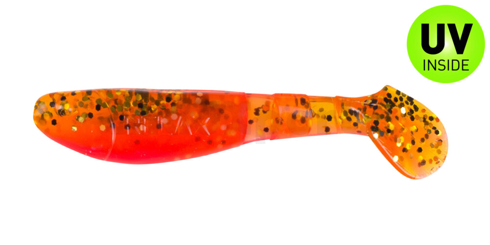 000207B318 Kopyto-Classic 2,5" (ca.7,0 cm) feuerrot / rootbeer Glitter