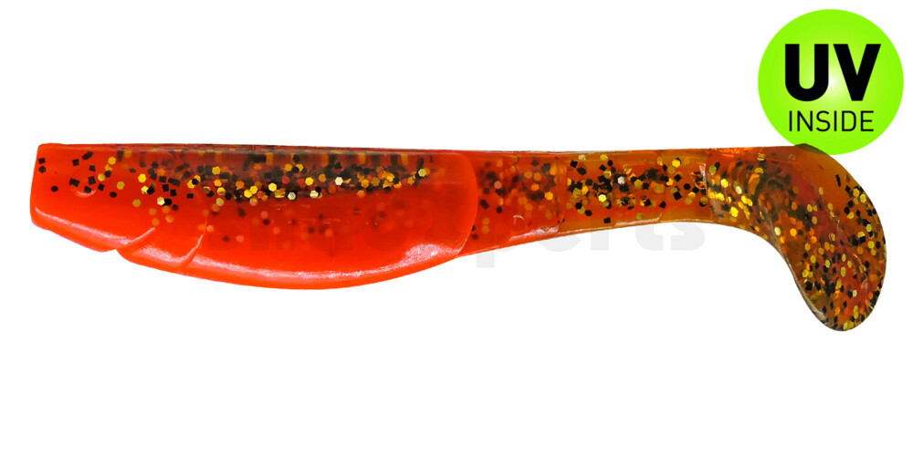 000211B318 Kopyto-Classic 4" (ca. 11,0 cm) feuerrot / rootbeer Glitter