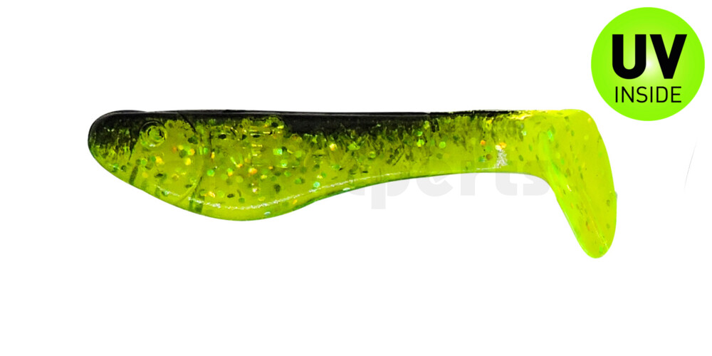 000235067 Kopyto-Classic 1" (ca. 3,5 cm) grün(chartreuse)-Glitter / schwarz