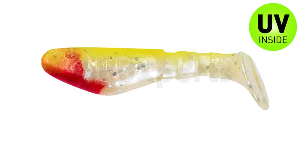 000205036 Kopyto-Classic 2" (ca. 5,0 cm) perlweiss-Glitter / fluogelb