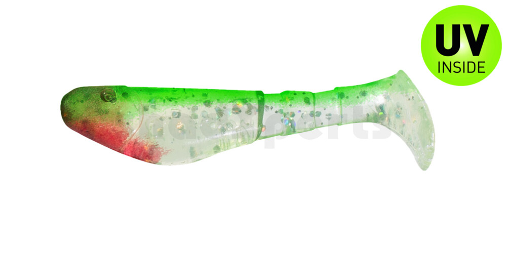 000205153 Kopyto-Classic 2" (ca. 5,0 cm) klar silber-Glitter / grün