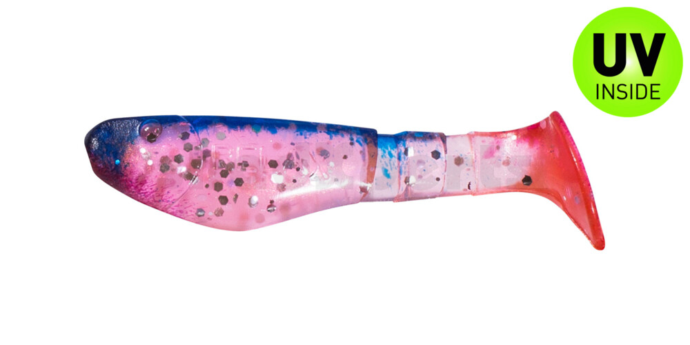 000205332 Kopyto-Classic 2" (ca. 5,0 cm) hot pink-Glitter Perleffekt / blau