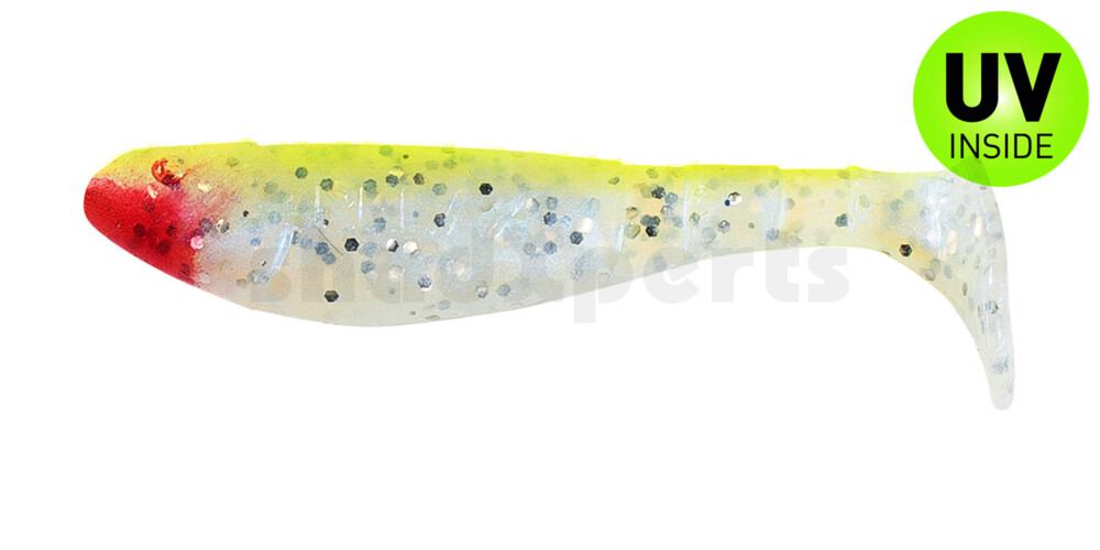 000207048 Kopyto-Classic 2,5" (ca.7,0 cm) blauperl-Glitter / fluogelb