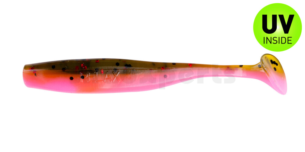 003407B316 Bass Shad 2,5" (ca. 7 cm) bubblegum / Kaulbarsch