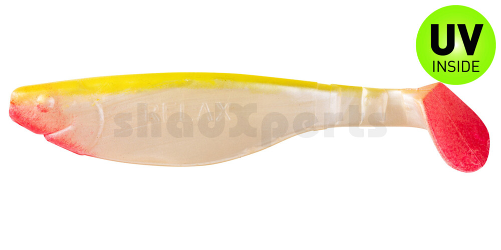 000212012 Kopyto-River 4" (ca. 11,0 cm) perlweiss / fluogelb