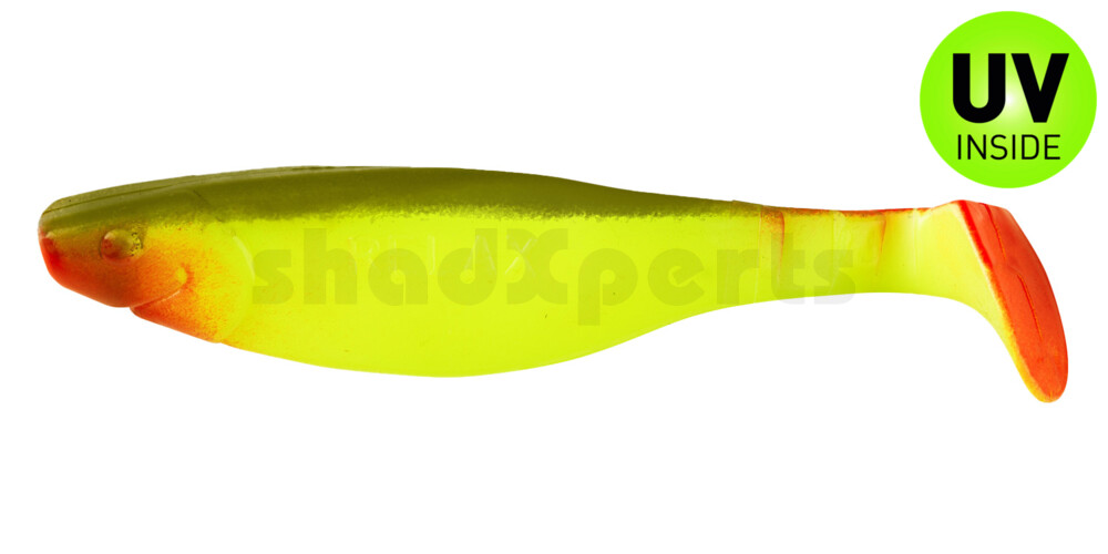 000212145 Kopyto-River 4" (ca. 11,0 cm) fluogelb / boddengrün