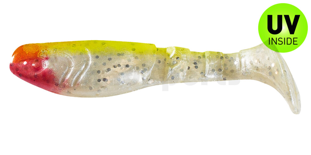 000208036 Kopyto-Classic 3" (ca. 8,0 cm) perlweiss-Glitter / fluogelb