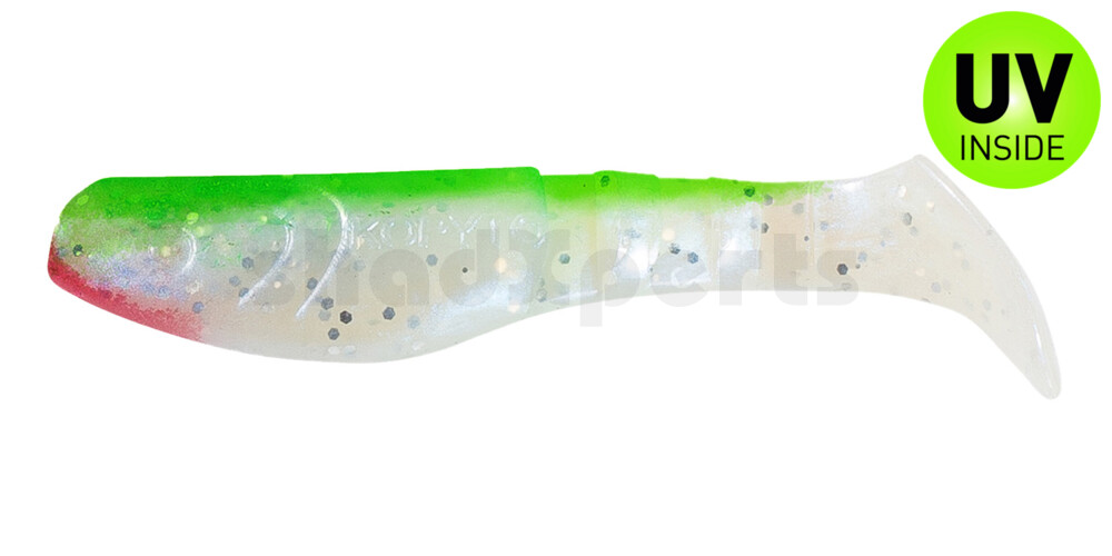 000208046 Kopyto-Classic 3" (ca. 8,0 cm) blauperl-Glitter / grün