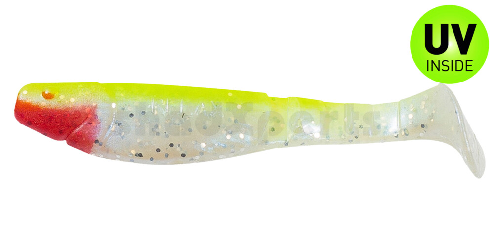 000211048 Kopyto-Classic 4" (ca. 11,0 cm) blauperl-Glitter / fluogelb