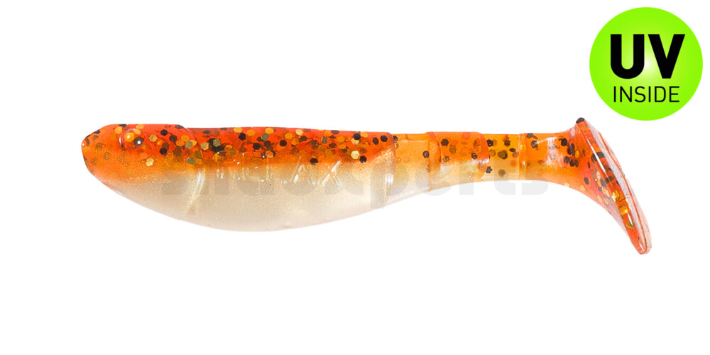 000207B023 Kopyto-Classic 2,5" (ca.7,0 cm) goldperl / motoroil Glitter