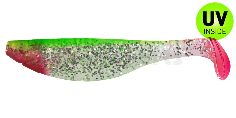 000214153 Kopyto-River 5" (ca. 13,0 cm) klar silber-Glitter / grün