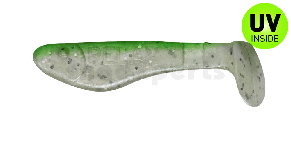 000235034 Kopyto-Classic 1" (ca. 3,5 cm) perlweiss-Glitter / grün