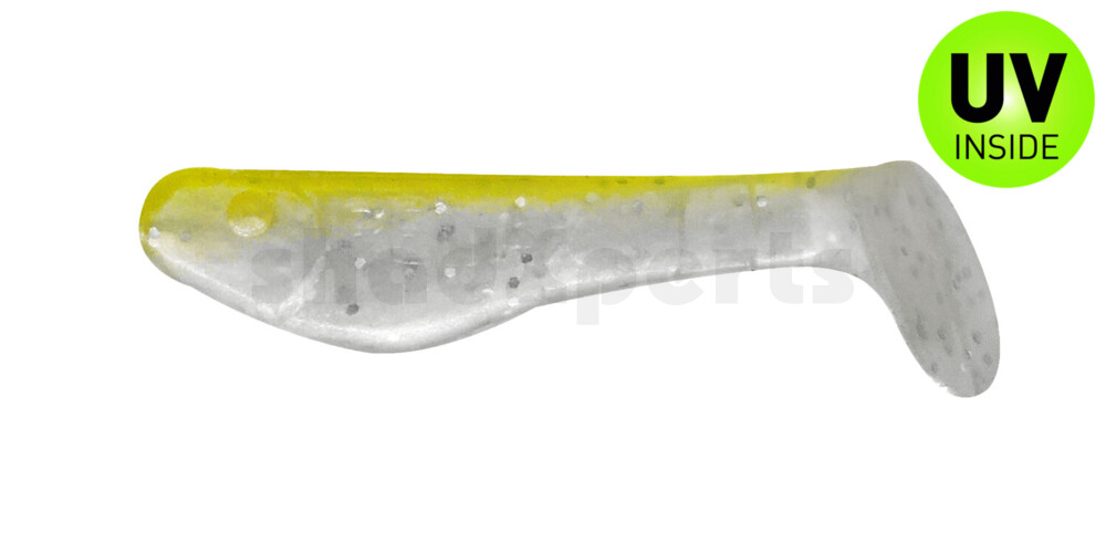 000235036 Kopyto-Classic 1" (ca. 3,5 cm) perlweiss-Glitter / fluogelb