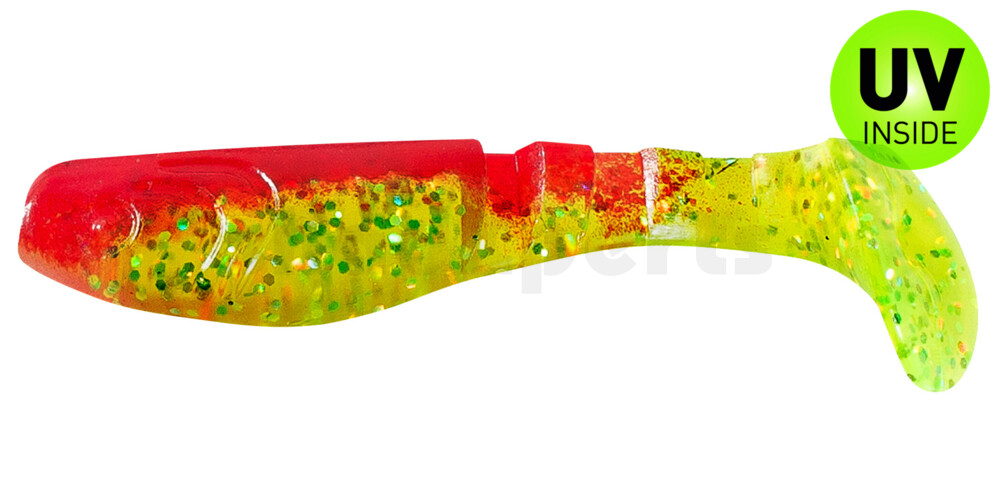 000208068 Kopyto-Classic 3" (ca. 8,0 cm) grün(chartreuse)-Glitter / rot