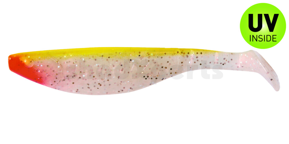 000216042 Kopyto-River 6" (ca. 16,0 cm) perl-Glitter / fluogelb