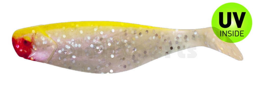 000408042 Shad 3" (ca. 8,0 cm) perl-Glitter / fluogelb