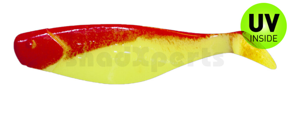 000408057 Shad 3" (ca. 8,0 cm) fluogelb / rot