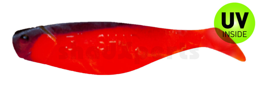 000408072 Shad 3" (ca. 8,0 cm) orange / schwarz