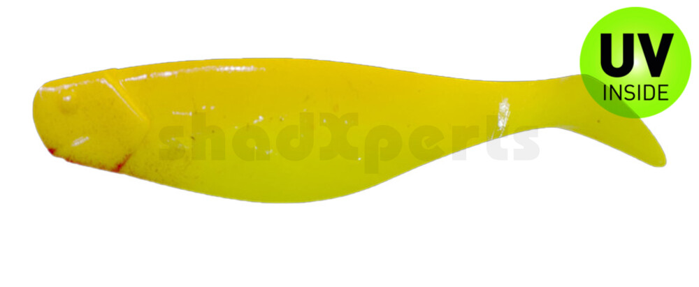 000408103 Shad 3" (ca. 8,0 cm) fluogelb / orange