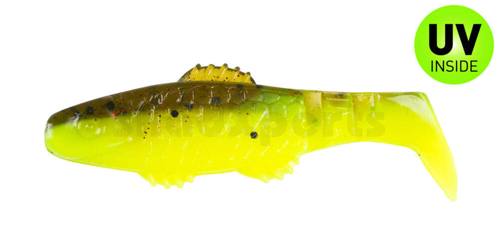 001005B321 Killer Shad 2" (ca. 5,0 cm) fluogelb / Kaulbarsch