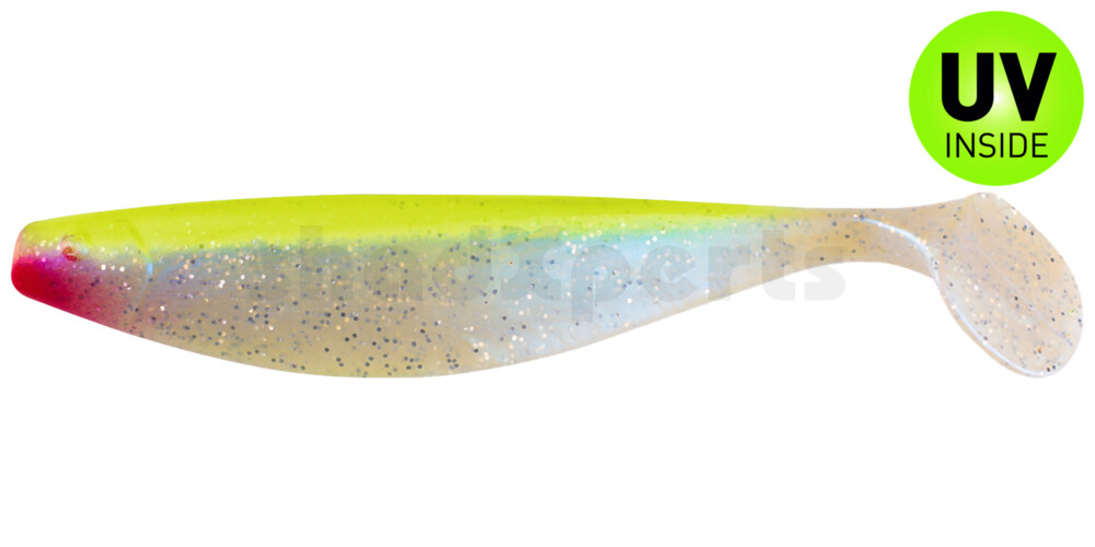 000423048 Xtra-Soft 9" (ca. 23,0 cm) blauperl-Glitter / fluogelb