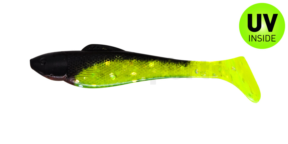 001705067 Ohio 2" (ca. 5,0 cm) grün(chartreuse)-Glitter / schwarz