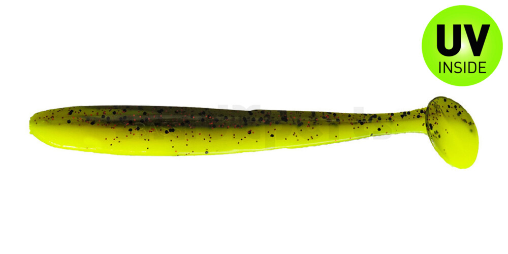 003413B321 Bass Shad 4,5“ (ca. 13 cm) fluogelb / Kaulbarsch