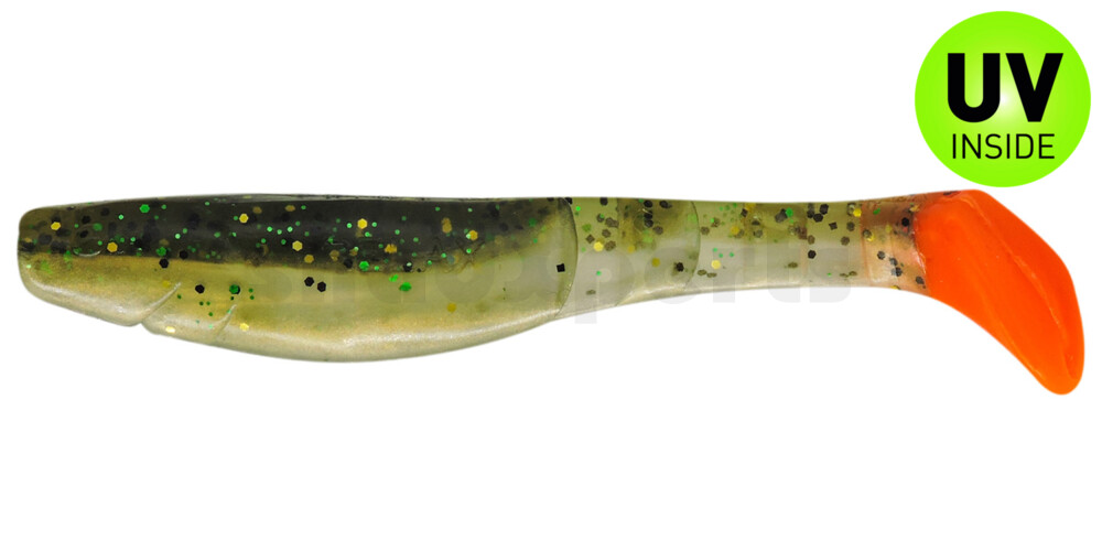 000211B058OT Kopyto-Classic 4" (ca. 11,0 cm) goldperl / Kaulbarsch / orange tail