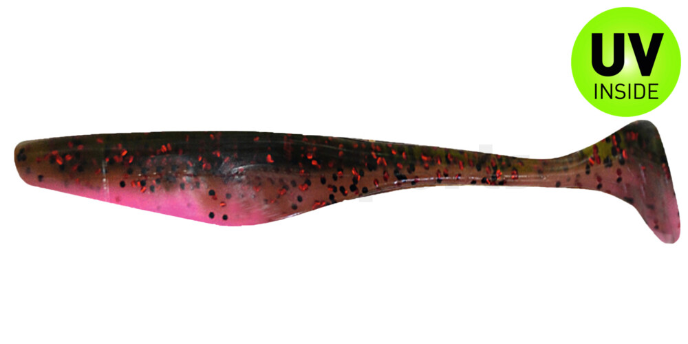 002609B316 Swimming Jerk Minnow 4" (ca. 8,5 cm) bubblegum / Kaulbarsch