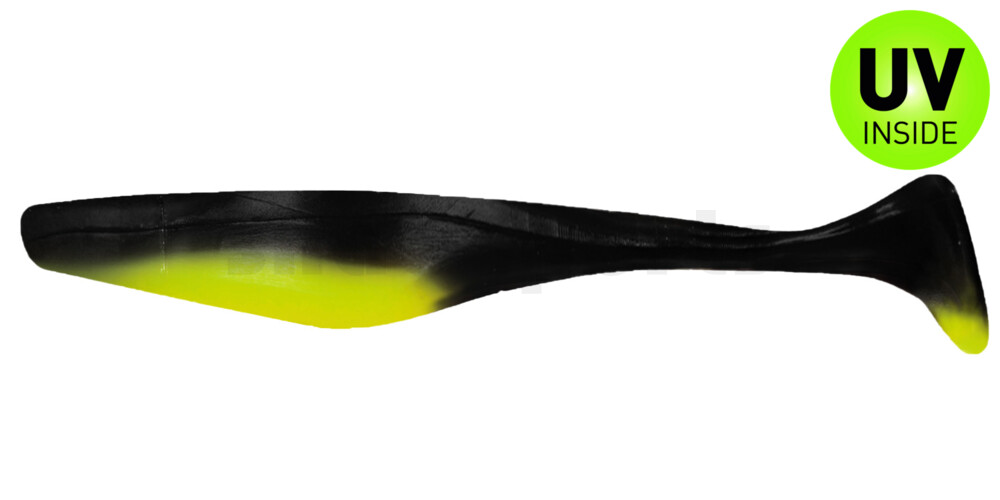 002609B430 Swimming Jerk Minnow 4" (ca. 8,5 cm) fluogelb / schwarz