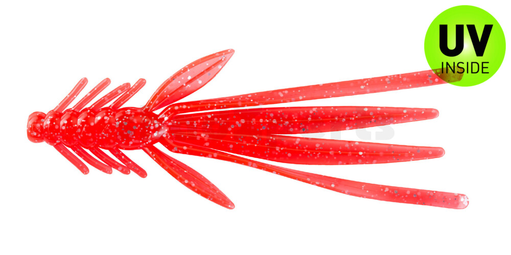 003914138 Nymph 5" (ca. 14,0 cm) feuerrot-Glitter