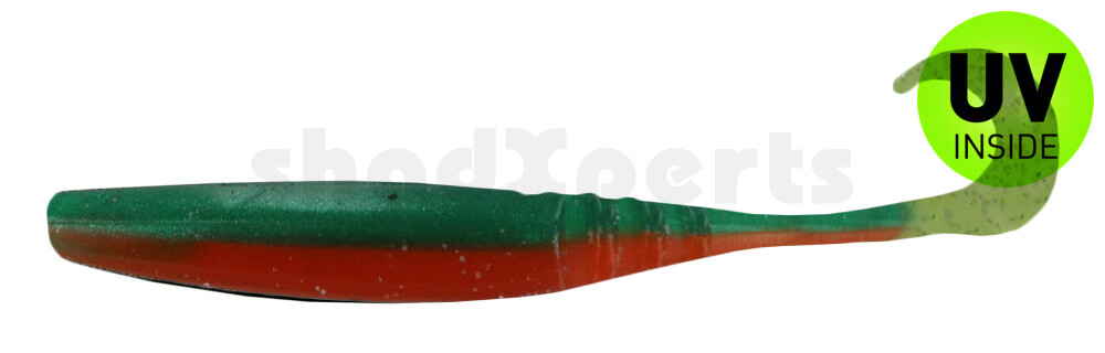 004613024 Jointed Jerk Minnow Curl Tail 5.5" (ca. 13 cm) Wally World