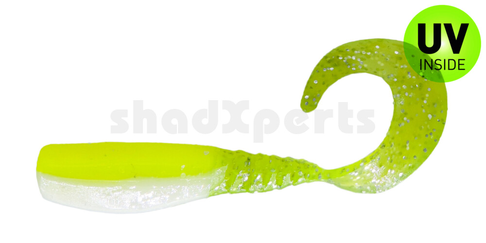 004405013 Curly Tail Crappie Minnow 2"  (ca. 5 cm) Lemon Meringue