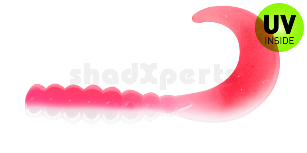 000603018 Fat Grub 2" (ca. 5 cm) Pink/White