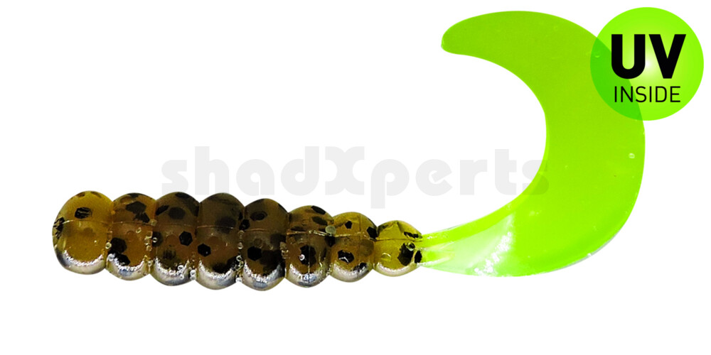 000603034 Fat Grub 2" (ca. 5 cm) Pumpkin/Chartreuse