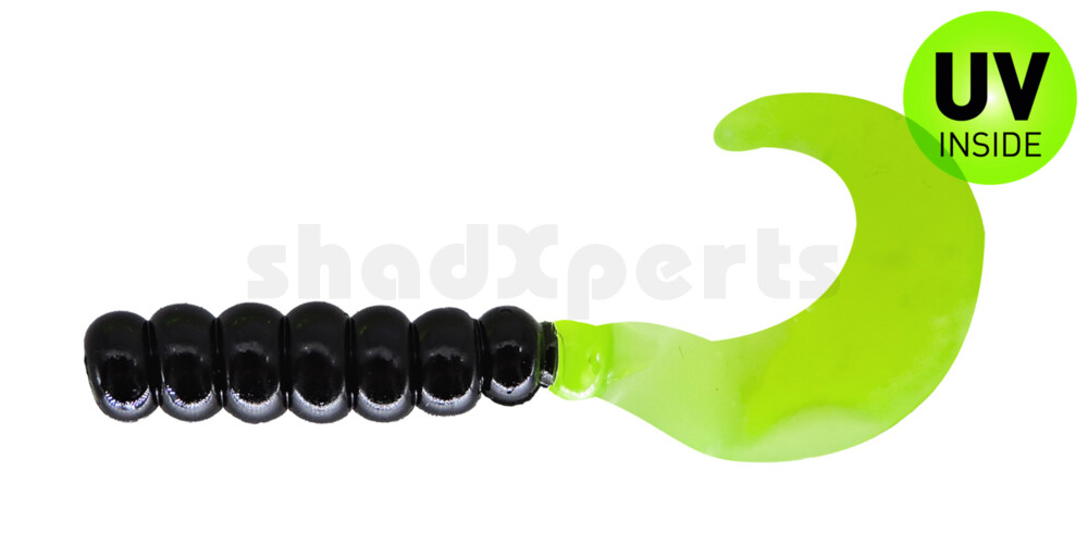 000603004 Fat Grub 2" (ca. 5 cm) Black Chart