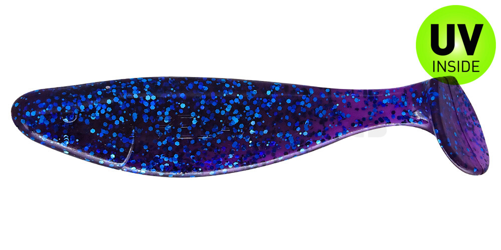 000310175 Jankes 4" (ca. 11,0 cm) electric blue-blau Glitter