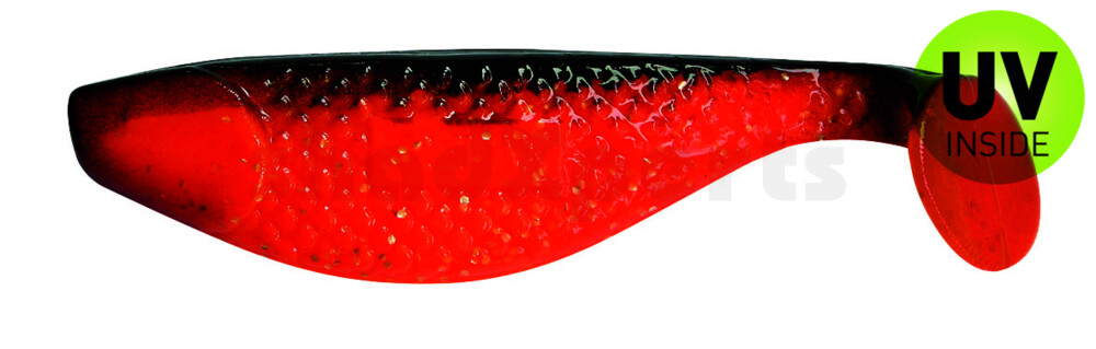 000108074 Aqua 3" (ca. 8,0 cm) orange-glitter / schwarz