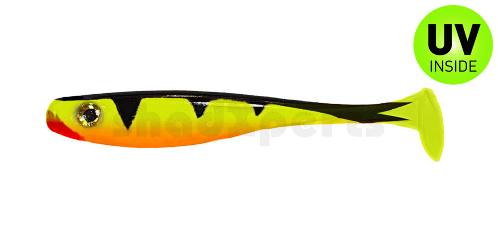 004109056 Suicide Shad 3,5" (ca. 9 cm) im Hartschalenblister Silk Tiger