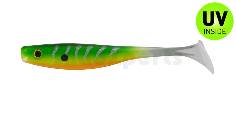 004109033 Suicide Shad 3.5" (ca. 9 cm) silver firetiger