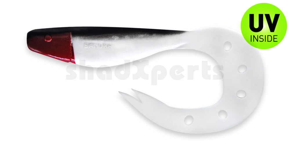 006023002RH Sandra 6" (ca. 15 cm) reinweiß / schwarz