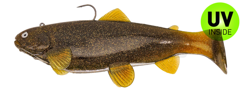 SBT25GMOC Castaic Swim Bait Trout 2.0 - 10" (25cm) Fast sinking Motoroil Classic