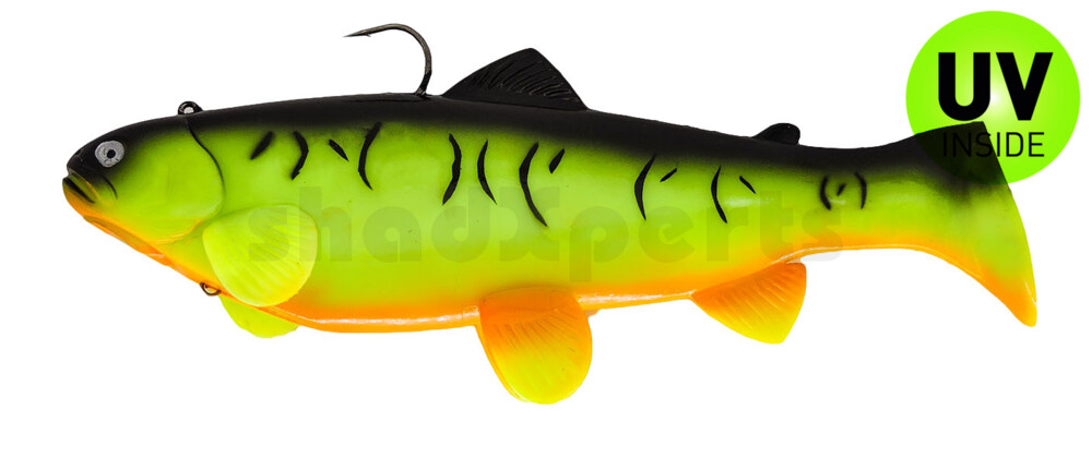 SBT25FT Castaic Swim Bait Trout 2.0 - 10" (25cm) Fast sinking Firetiger