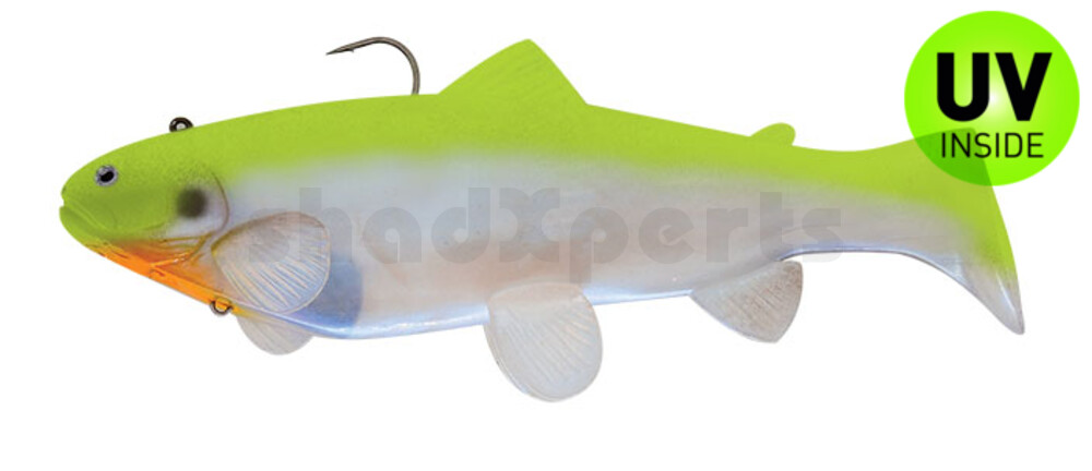 SBT25BFG Castaic Swim Bait Trout 2.0 - 10" (25cm) Fast sinking Blue Fire Gill