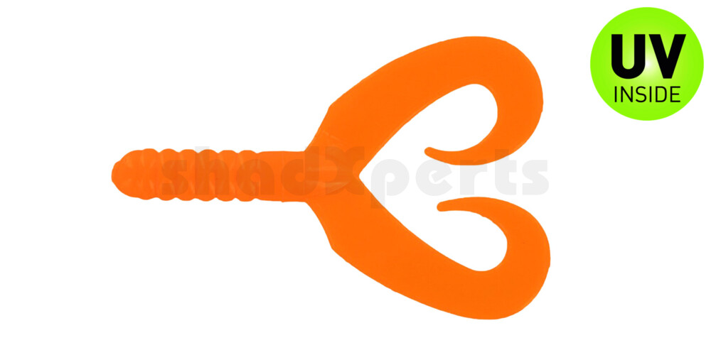005307026 Twin Tail Grub 2,75" (7,5 cm) Orange