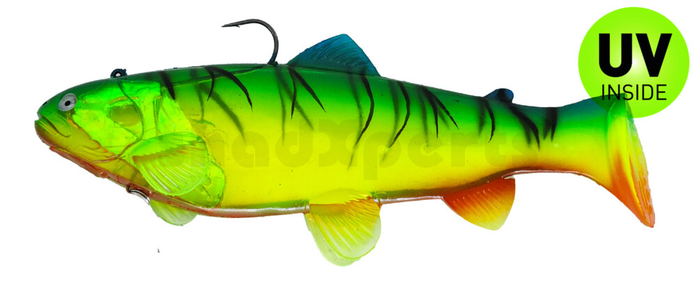 SBT25YFT Castaic Swim Bait Trout 2.0 - 10" (25cm) Fast sinking Yellow Firetiger