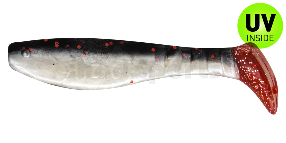 000208B016RT Kopyto-Classic 3" (ca. 8,0 cm) reinweiss / schwarz / red tail