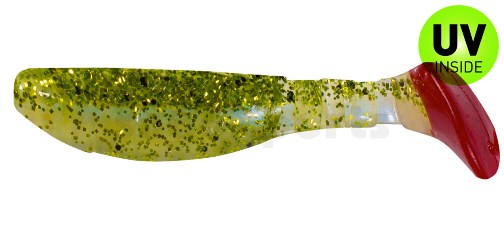 000208B035RT Kopyto-Classic 3" (ca. 8,0 cm) blauperl / Kaulbarsch / red tail